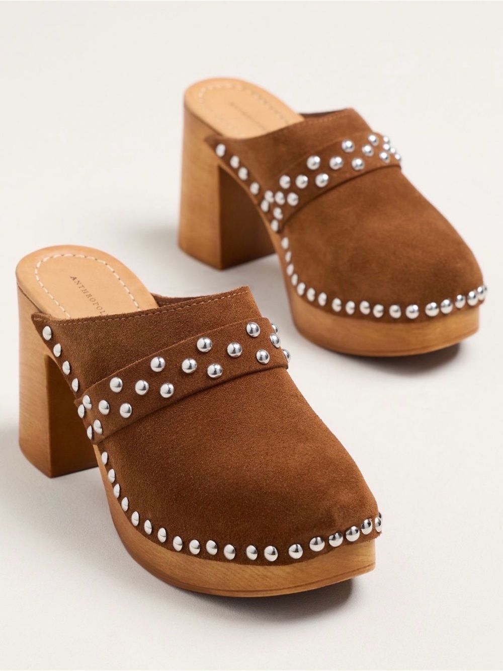 Anthropologie Studded Clog